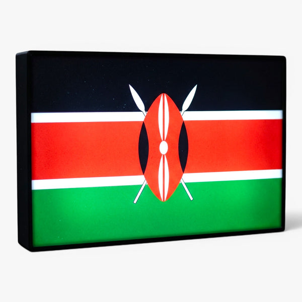 Kenia Flagge Lampe