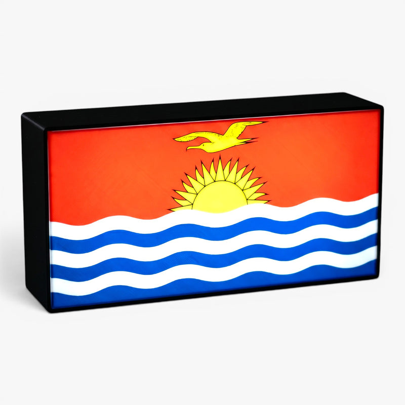 Kiribati Flagge Lampe