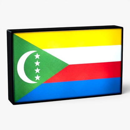Komoren Flagge Lampe
