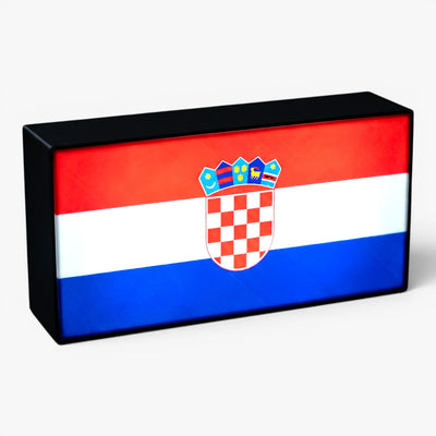 Kroatien Flagge Lampe