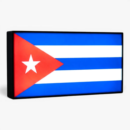 Kuba Flagge Lampe