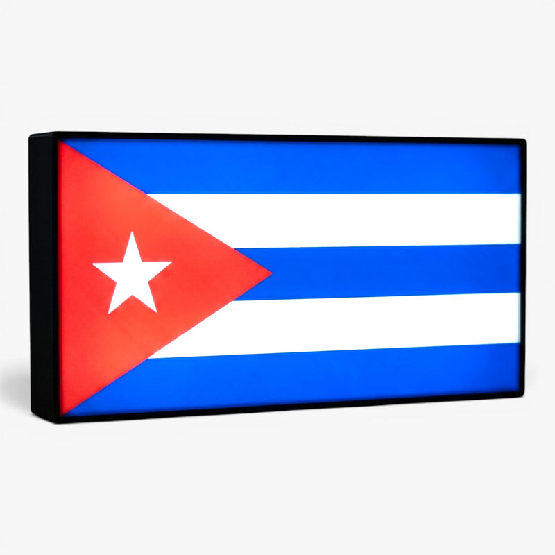 Kuba Flagge Lampe