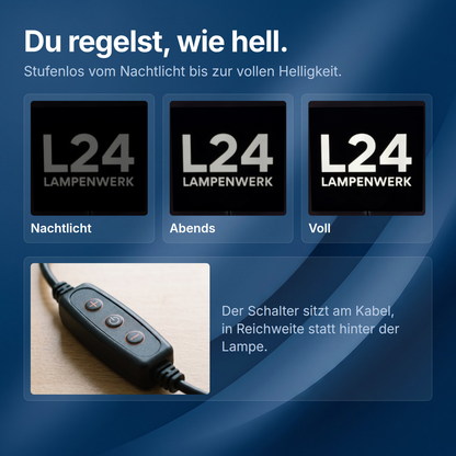 Du regelst, wie hell