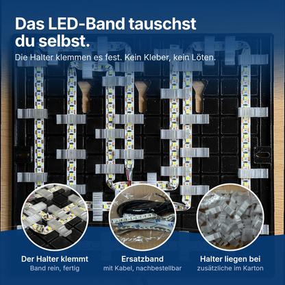Das LED-Band tauschst du selbst