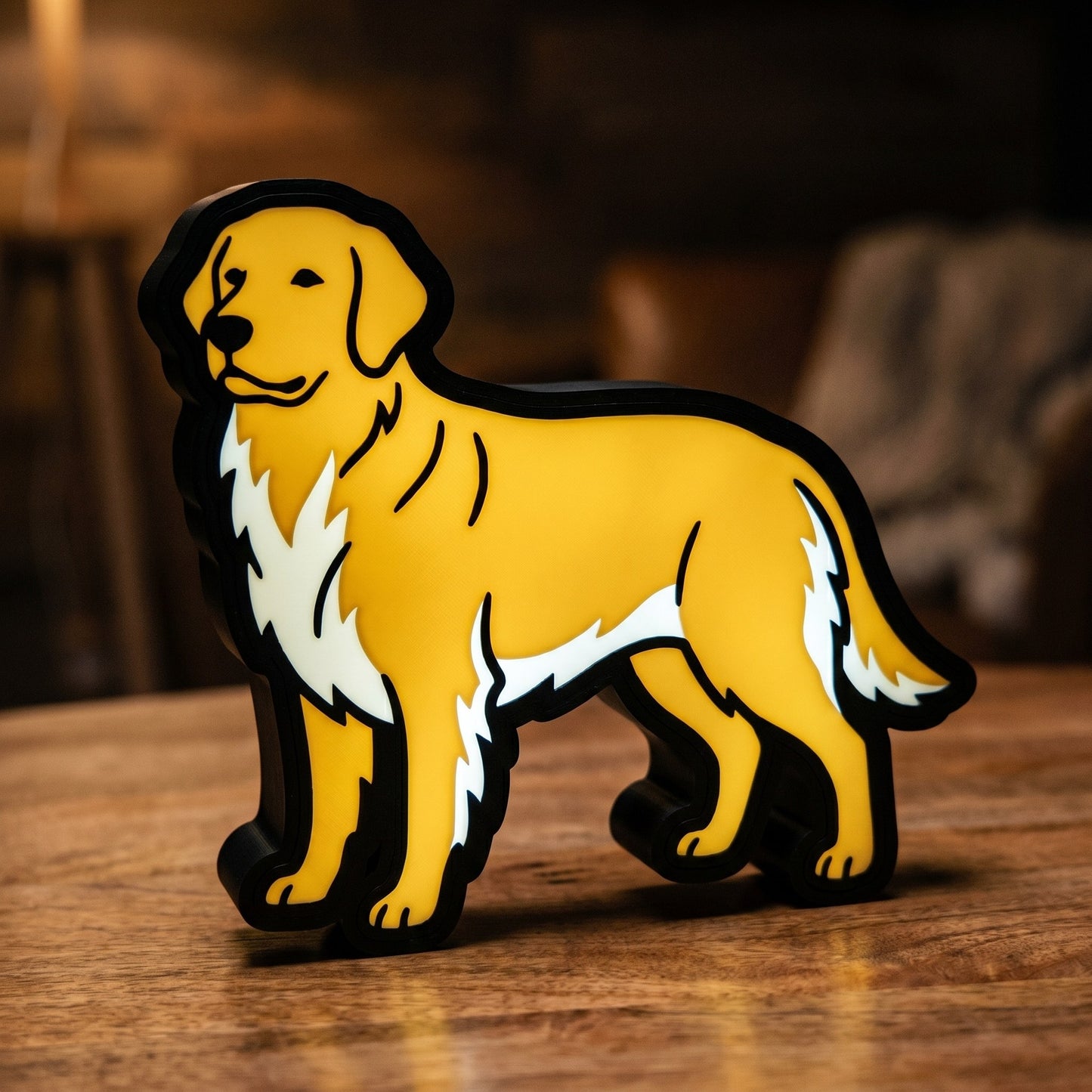 Golden Retriever Lampe