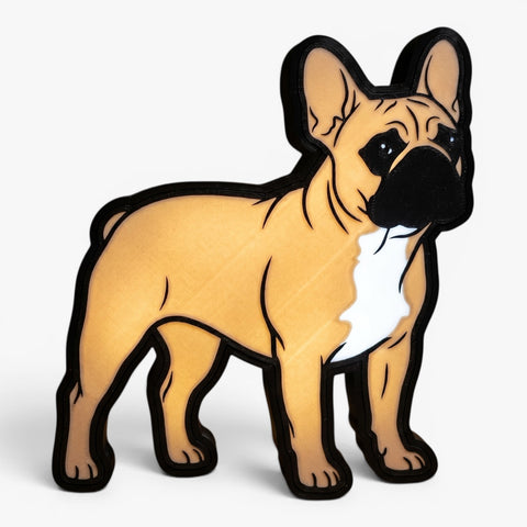 Französische Bulldogge Lampe