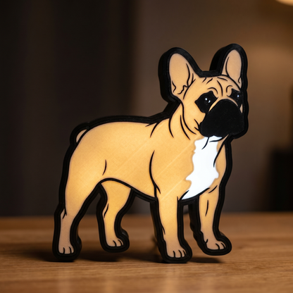 Französische Bulldogge Lampe