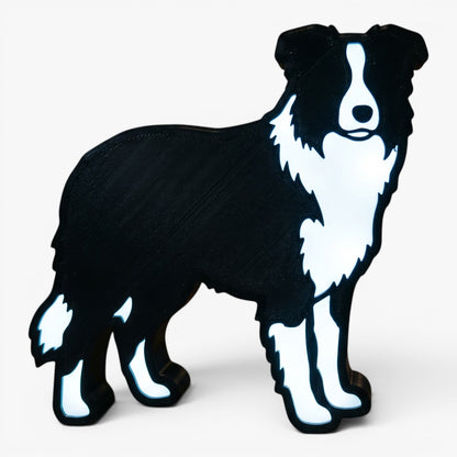 Border Collie Lampe