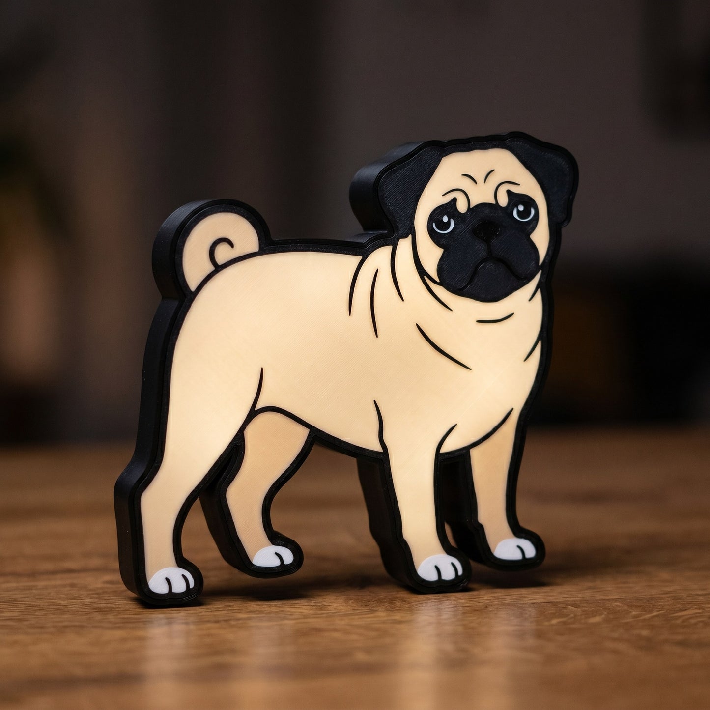 Mops Lampe