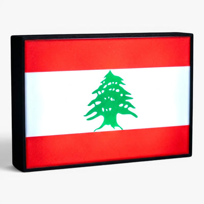 Libanon Flagge Lampe