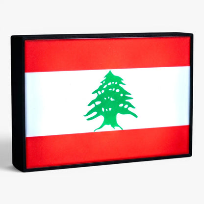 Libanon Flagge Lampe