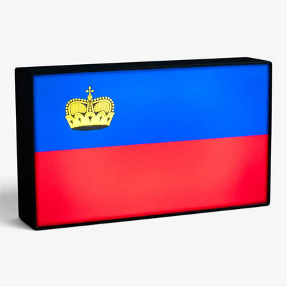 Liechtenstein Flagge Lampe