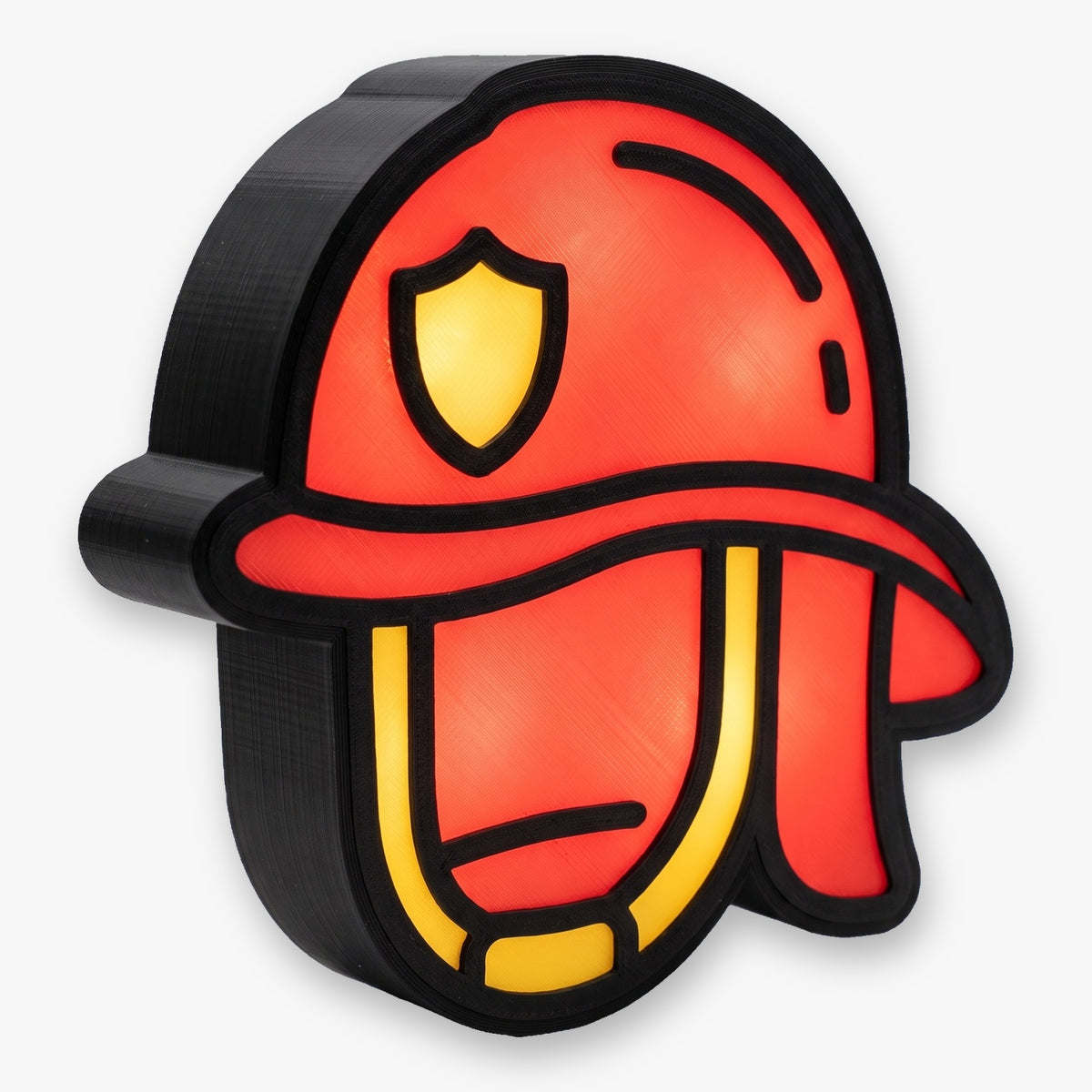 Feuerwehrhelm Lampe