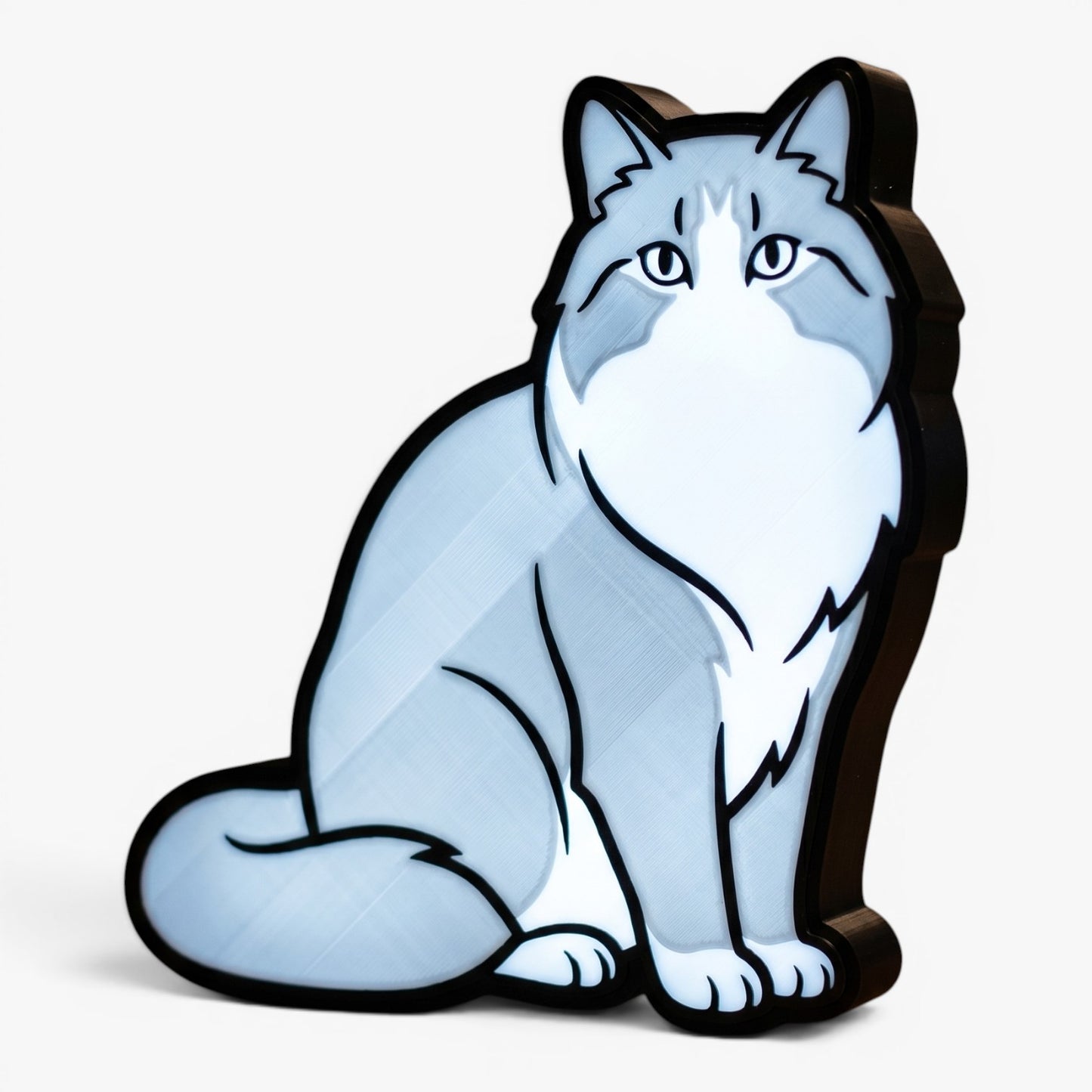 Sibirische Katze Lampe