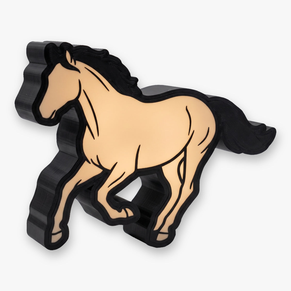 Galoppierendes Pferd Lampe