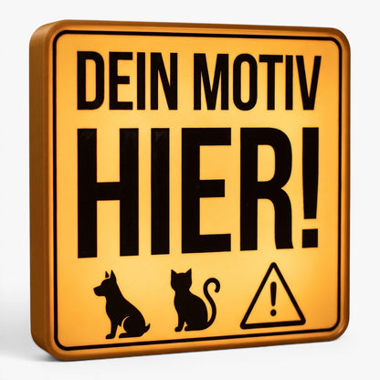 Personalisierbare Motivlampe - Dein Wunschmotiv als Lampe