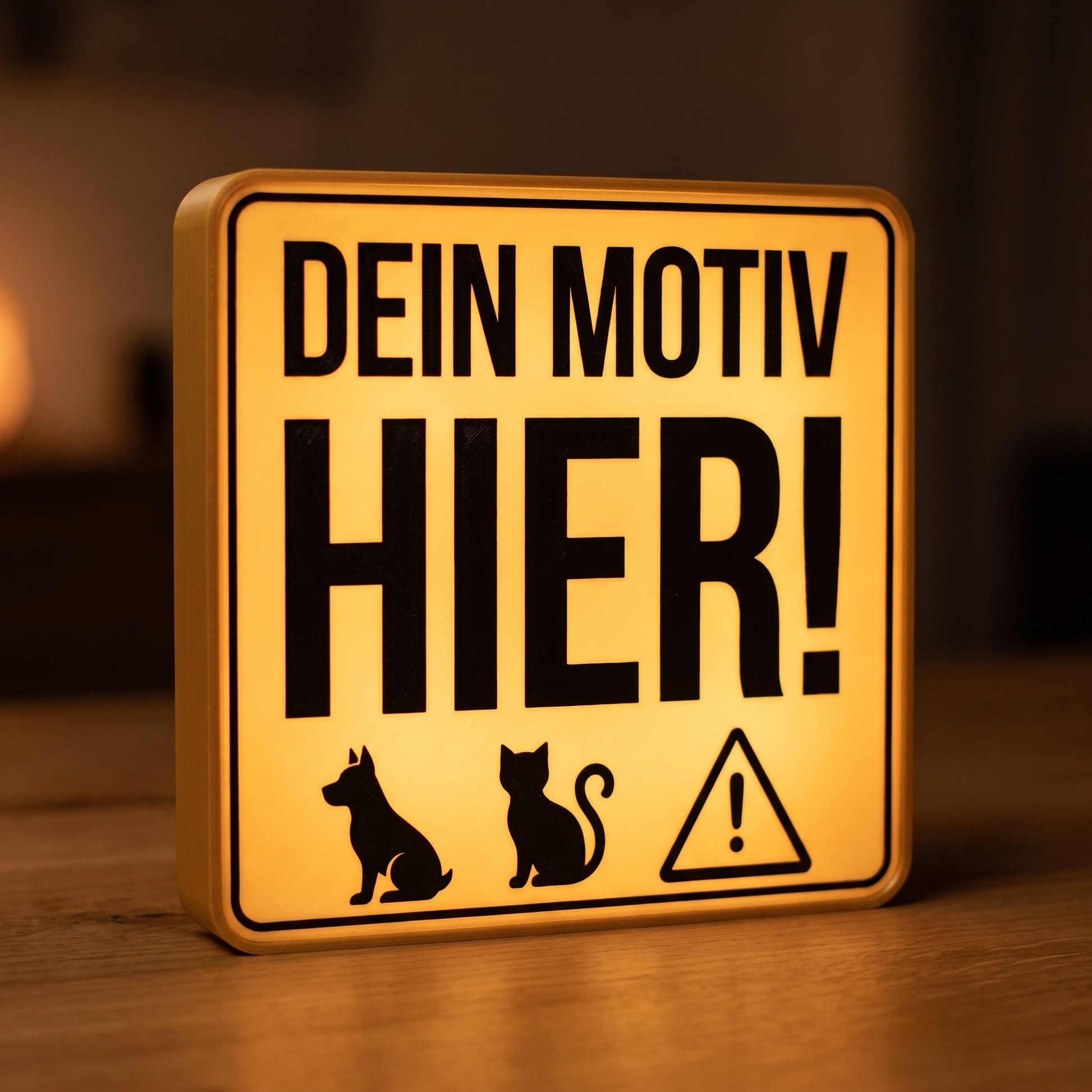 Personalisierbare Motivlampe - Dein Wunschmotiv als Lampe (Lifestyle)