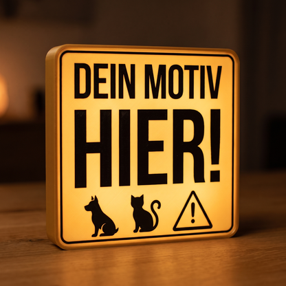 Personalisierbare Motivlampe - Dein Wunschmotiv als Lampe (Lifestyle)