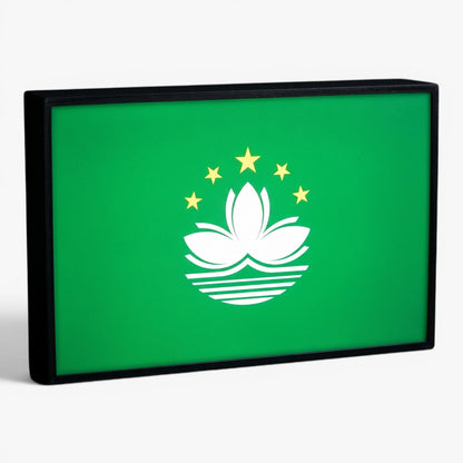 Macau Flagge Lampe