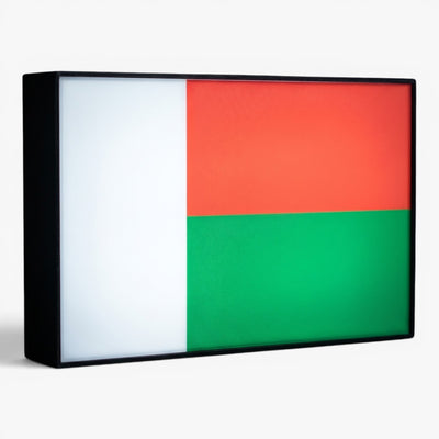 Madagaskar Flagge Lampe