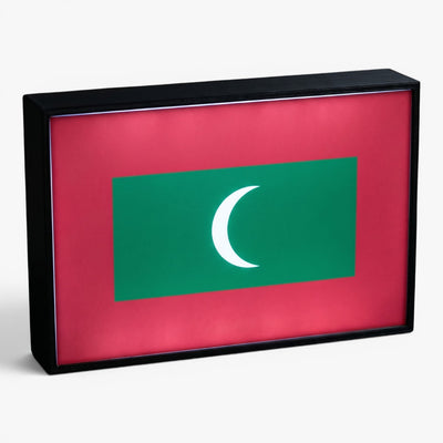 Malediven Flagge Lampe