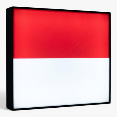 Monaco Flagge Lampe