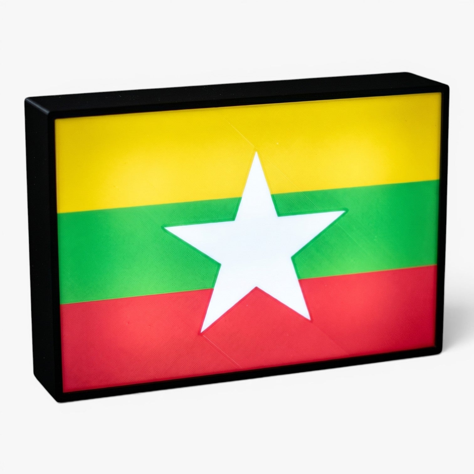 Myanmar Flagge Lampe