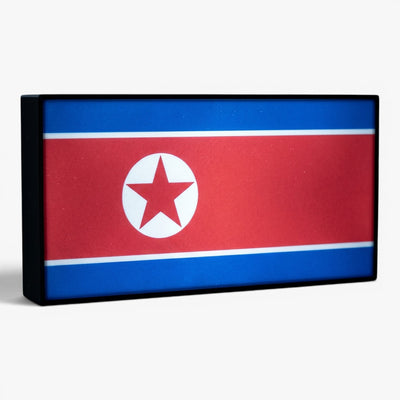 Nordkorea Flagge Lampe