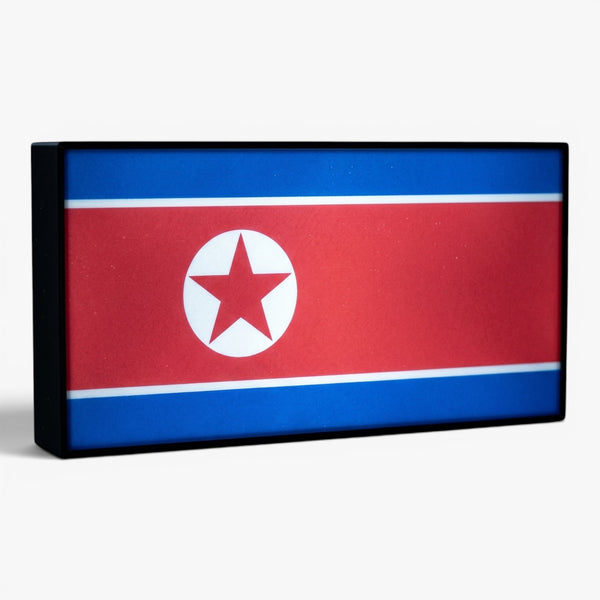 Nordkorea Flagge Lampe
