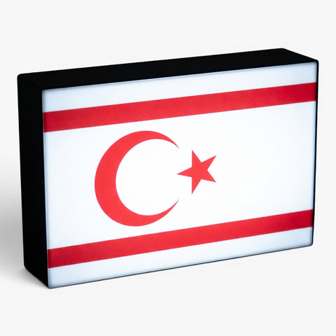 Nordzypern Flagge Lampe