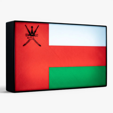 Oman Flagge Lampe