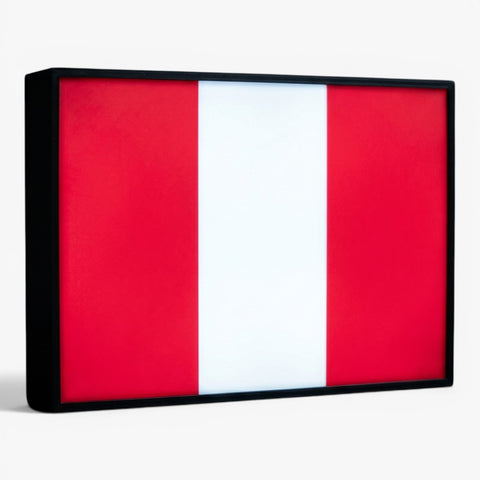 Peru Flagge Lampe