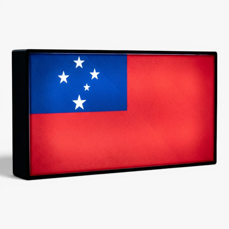 Samoa Flagge Lampe
