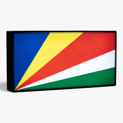 Seychellen Flagge Lampe