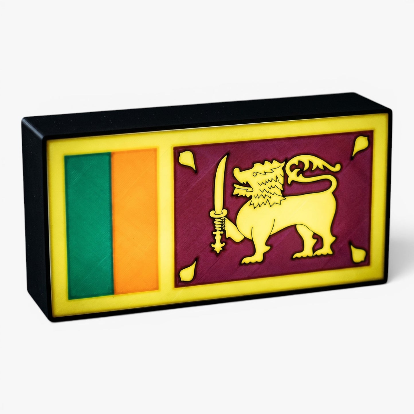 Sri Lanka Flagge Lampe