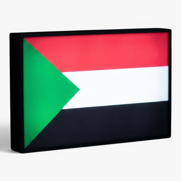 Sudan Flagge Lampe