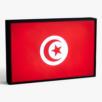 Tunesien Flagge Lampe