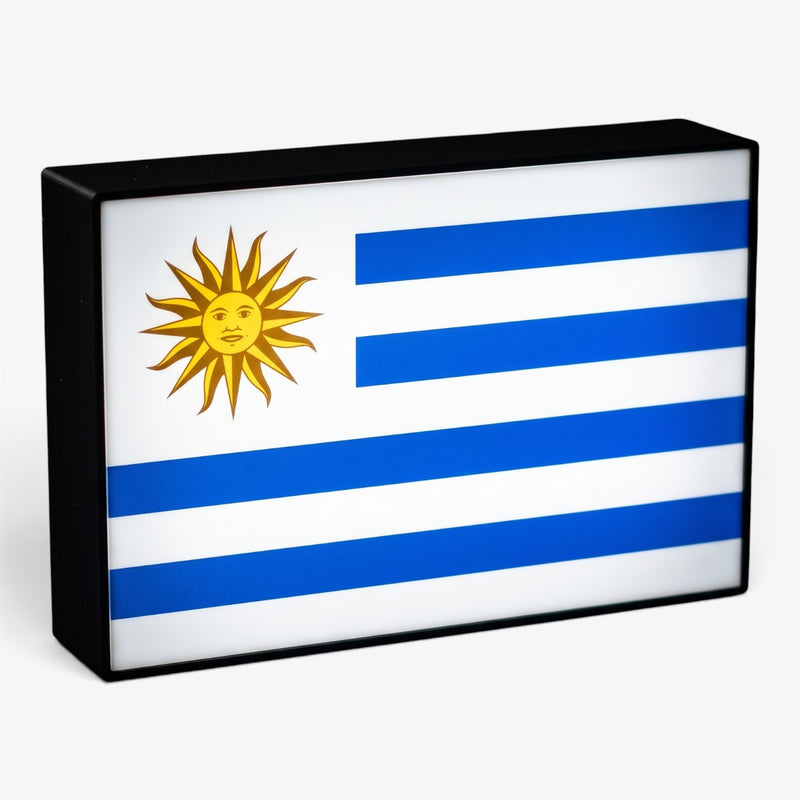 Uruguay Flagge Lampe