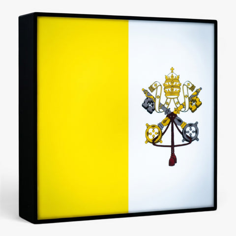 Vatikanstadt Flagge Lampe