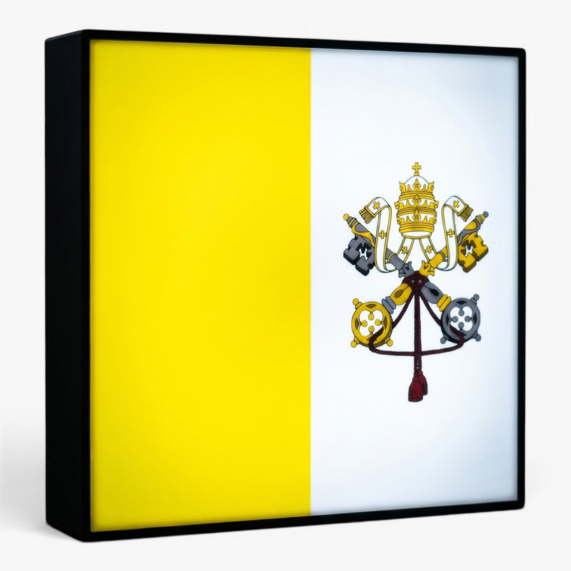 Vatikanstadt Flagge Lampe