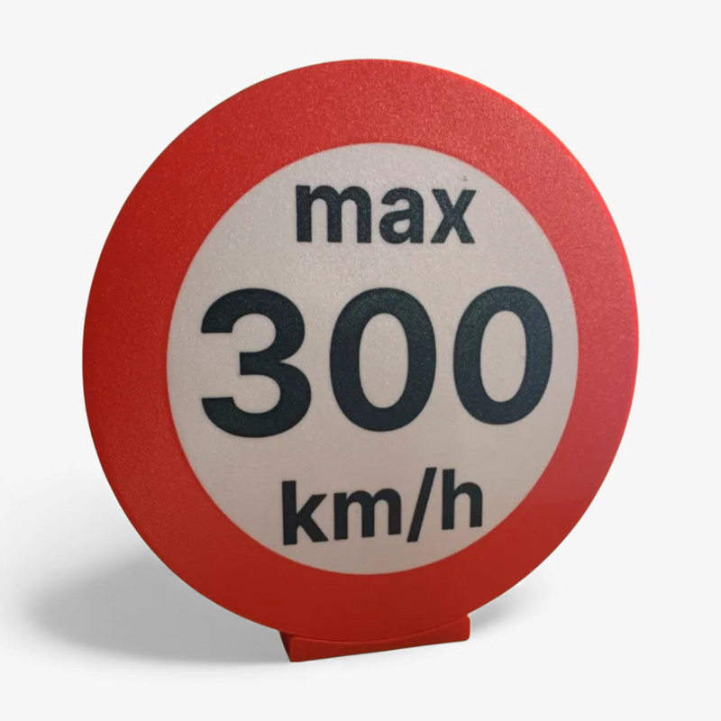 300KMH Geschwindigkeitsbegrenzung Lampe